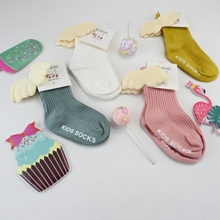 3D Angel Wings Crew Socks