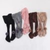 Ribbed Cotton Tights