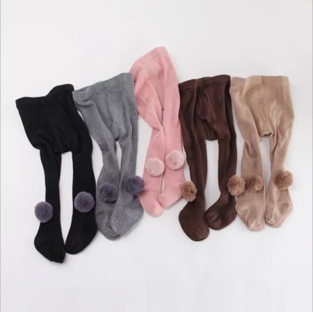 Ribbed Cotton Tights